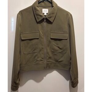 Nine West Women's Size Large Military Green Jacket